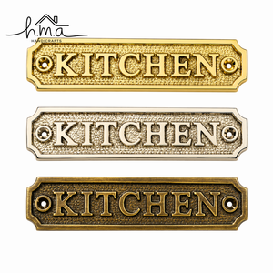 Letrero de Latón Vintage para Puerta de Cuarto de Servicio, Placa con Acabado Antiguo para Área de Lavandería, Letrero Decorativo para Montar en la Pared del Hogar - Product Image 4