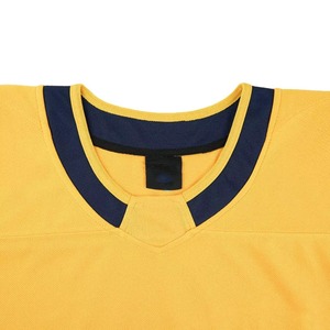 Maillot de hockey sur glace 100 % polyester pour homme, service OEM tendance, personnalisable avec numéro d'équipe, tenue de hockey sur glace populaire à prix abordable - Product Image 3