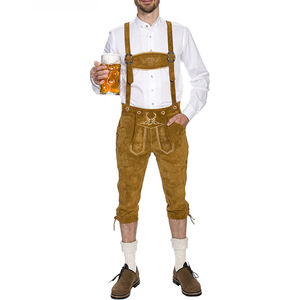 Lederhosen Bavarois Authentiques pour Hommes – Motif Uni, Style Urbain, Costume Allemand pour l'Oktoberfest 2026 - Product Image 4