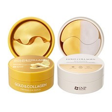 Set di Patch Rassodanti per Occhi SNP Gold & Collagen, 2 Pezzi, 60 Patch Doppi per Occhi Scontati - Product Image 1