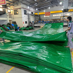 Bâche en PE verte durable, haute résistance, grande capacité, tailles et couleurs personnalisables pour la protection extérieure - Product Image 5