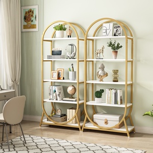 Tribesigns 70.8 "cao cong kệ sách, freestanding hiển thị giá kệ đơn vị cho văn phòng hiện đại trắng lưu trữ mở kệ sách - Product Image 5