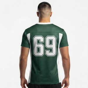 Short Sleeve V-Neck American Football Jersey Premium Quality American Football Jersey Soft And Breathable Football Player Jersey - Product Image 3