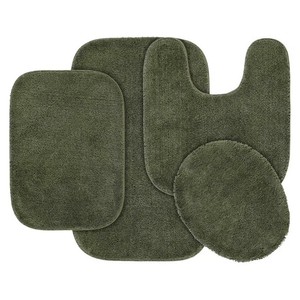 Wholesale Extra Soft Luxury Chenille Bath Rug <b>Mat</b> Microfiber Cotton with Solid Pattern for Non-Slip <b>Bathroom</b> Use - Product Image 1