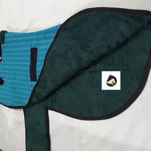 Cubierta de pantorrilla de lona de invierno más vendida con forro de visón Cuello de piel y hebilla de pecho frontal circunferencia interior - Product Image 3