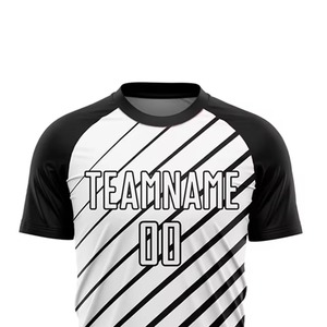 เสื้อฟุตบอลฤดูกาลใหม่ ระบายอากาศได้ดี แบบสั้น สกรีนลายดิจิตอลไล่สี ชุดฟุตบอลสำหรับทุกเพศทุกวัย ผลิตจากโพลีเอสเตอร์ 100% - Product Image 4