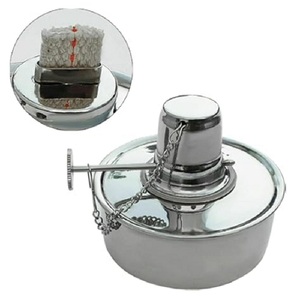 Lampe à alcool chirurgicale en acier, instrument médical manuel, outil de chauffage pour laboratoire dentaire - Product Image 2