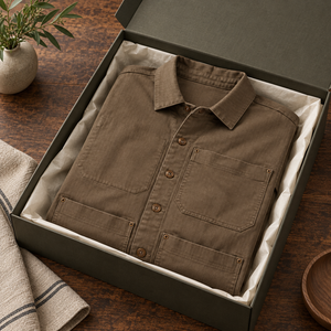 Tela de lona duradera, ajuste cómodo y diseño moderno y funcional, perfecto para uso diario informal. Chaqueta de lona versátil que combina estilo. - Product Image 6