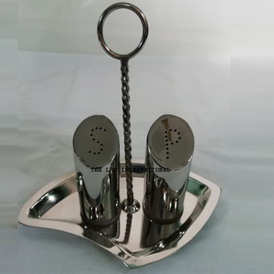 Juego de Salero y Pimentero de Acero Inoxidable Contemporáneo, Recipientes Creativos para Condimentos a Bajo Precio - Product Image 2