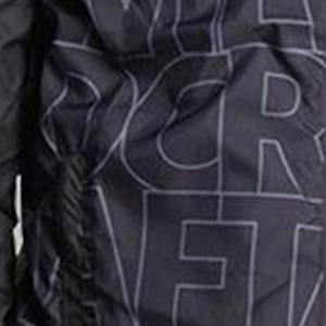 Men Windproof Printed <b>Racer</b> <b>Jacket</b> With Stand Collar And Zipper Closure Autumn Sporty Style Black Letter Pattern Polyester Shell - Product Image 2