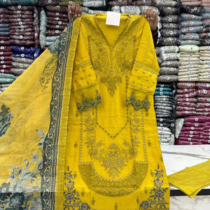 COLECCIÓN EID 2026, Tela de Viscosa con Trabajo de Tilla y Lentejuelas, Adornada con Tela Monar, Dupatta Estampada - Product Image 1