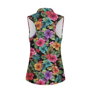 Camiseta de Golf para Mujer, Moderna, con Cierre de Cremallera, de Secado Rápido, Deportiva, Suave, Versátil, Colorida, para Tenis - Product Image 2