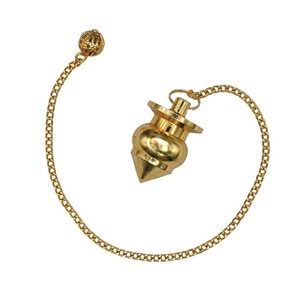 Pot en or poli en gros avec pendule Feng Shui pour la guérison énergétique, la divination et l'art écologique - Product Image 6