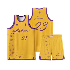 เสื้อบาสเก็ตบอลคุณภาพสูงแบบขายส่ง ปรับแต่งได้ตามต้องการ สำหรับผู้ใหญ่ ยูนิเซ็กซ์ ชุดกีฬา พิมพ์ลายดิจิทัล โพลีเอสเตอร์ 100% แห้งเร็ว - Product Image 6
