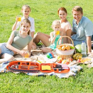 Kit di 19 Utensili da Cucina Portatili per Campeggio, Attrezzatura da Cucina per Picnic e Attività all'Aperto, per Falò e Barbecue - Product Image 4