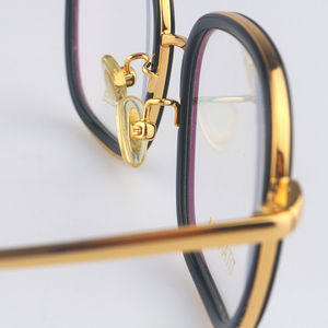 Unisex Titanium cảnh tượng khung chất lượng cao tùy chỉnh kính mắt quang học kim cương hình dạng khuôn mặt rộng-rim Trọng lượng nhẹ cho đọc - Product Image 5