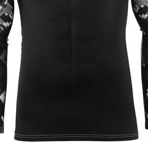 Camiseta de Compresión de Manga Larga con Estampado Personalizado para Hombre, Ropa Deportiva de Secado Rápido para Gimnasio y Entrenamiento, Venta al Por Mayor OEM - Product Image 5