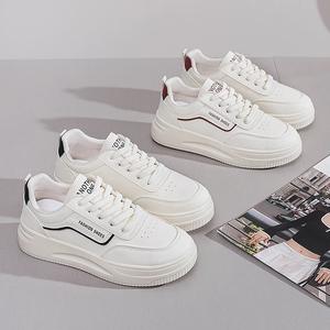 Zapatillas planas de diseñador de lujo para mujer, zapatillas deportivas de cuero con cordones, zapatos Oxford informales deportivos para mujer, zapatos individuales con suela suave, nuevos - Product Image 5