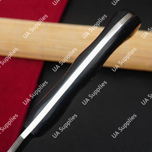 อุปกรณ์ uA เหล็กดามัสกัสแบบดรอปพ้อยท์เต็มถังถังสำหรับล่าสัตว์กลางแจ้งมีด G10ด้าม Micarta - Product Image 4