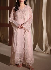 Pink Embroidered 3 Piece Pakistani Suit Loose Fit <b>Kurta</b> Palazzo Dupatta Set <b>For</b> <b>Women</b> Wedding <b>Women</b> Embroidered dresses 2027 - Product Image 4