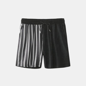 New Arrival Men's Summer Breathable Cotton Jogging Suit Custom Logo Cargo Shorts Lining Shirt 2 Piece <b>Set</b> Outfit Printed Pattern - Product Image 3