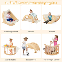 Arche en bois pour enfants, jouet d'escalade, aire de jeux, arche d'escalade Montessori Pickler, arche intérieure pour enfants