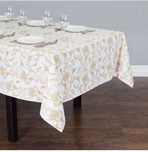 Party <b>Table</b> Cloth Disposable Look Reusable Fabric <b>Cover</b> Garden Patio <b>Table</b> Cloth <b>Waterproof</b> Outdoor <b>Table</b> <b>Cover</b> - Product Image 6