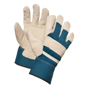 Gants en cuir de buffle à texture lisse, antistatiques, résistants à la chaleur et à l'abrasion, avec manchette de sécurité, usage général - Product Image 1