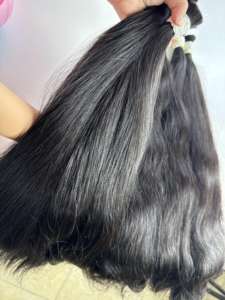 Cheveux en vrac, lisses et soyeux, 100% cheveux humains vierges de haute qualité, extensions de cheveux vierges vietnamiens, paquet de cheveux vierges - Product Image 3