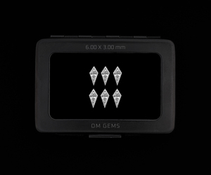 1.0 CT, 6.0x3.0 MM, Diamante suelto cultivado en laboratorio, corte rombo, diamante melee, diamante blanco, diamante creado en laboratorio para joyería (6 piezas) - Product Image 1