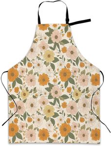 Aprons For Women Men With <b>Large</b> Pockets, Waterproof Cotton Chef Aprons For Cooking Server Grilling <b>Bbq</b> Kitchen - Product Image 3