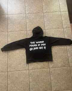 Ensembles de survêtements Flayer (pantalon et sweat à capuche) pour hommes et femmes, avec logo personnalisé, impression gonflée effet soleil délavé, ensemble deux pièces pour l'hiver - Product Image 6