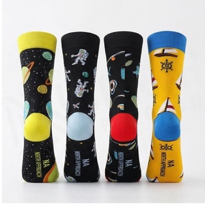 Crew <b>Socks</b> Cartoon Pattern Cotton Bamboo Fiber <b>Breathable</b> Kids Summer Casual <b>Socks</b> - Product Image 2