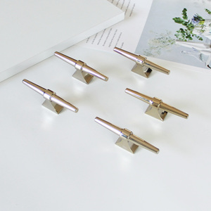 Modern Zinc Alloy T Bar Cabinet Knobs <b>Gold</b> Silver Drawer Pulls <b>Kitchen</b> Cupboard <b>Door</b> <b>Handles</b> Furniture Hardware - Product Image 2