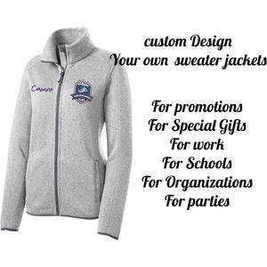 Chaquetas de Forro Polar Personalizadas para Mujer L232, 3 Colores, Personalizadas con su Propio Logotipo, Textos y Costuras, Chaqueta para Hombre - Product Image 5