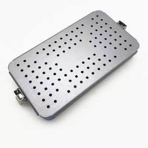 กล่องใส่ถาดฆ่าเชื้อแบบใช้ซ้ำได้ ทำจากสแตนเลส พร้อมแผ่นซิลิโคน สำหรับชุดเครื่องมือผ่าตัดทางทันตกรรมและจักษุวิทยา ใช้พลังงานแบบแมนนวล MOL - Product Image 4