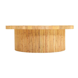 Elegante mesa de centro de ratán para decoración del hogar - Product Image 1