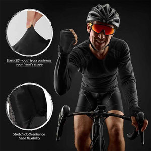 Road and Mountain <b>Biking</b> Breathable Cycling Gloves Half <b>Finger</b> with Anti Slip Grip Professional Bicycle Rider OEM Cycling Gloves - Product Image 5