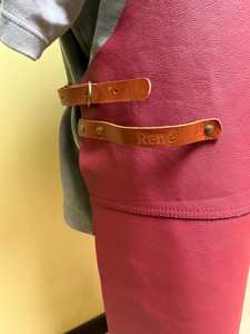 Genuine <b>Leather</b> <b>Apron</b> Heavy Duty Casual Brass Hardware Luxury Finish Protection Smell Proof Multi-Function Professional Grade - Product Image 6