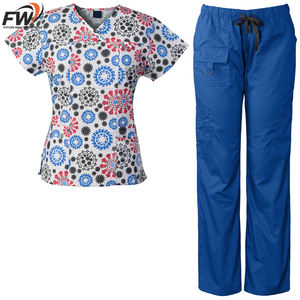 Uniforme Médico Transpirable de Textura Suave y Ligero con Cintura Flexible, Conjuntos de Uniformes Médicos Personalizados - Product Image 5