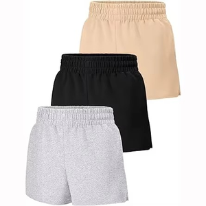 Nuevos Shorts Deportivos de Cintura Alta para Mujer, Tallas Grandes, Transpirables, Venta al Por Mayor Disponible - Product Image 1