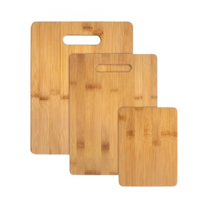 Ensemble de planches à découper en bambou bio, 3 planches écologiques, non toxiques, durables, avec poignée, pour la cuisine, la viande, les légumes, vente en gros - Product Image 5