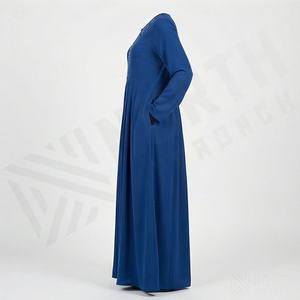 Nouvelle Abaya au design optimal, couleur personnalisée, pour femmes, services OEM, séchage rapide, respirante, robe longue islamique pour femmes, vente en gros - Product Image 3
