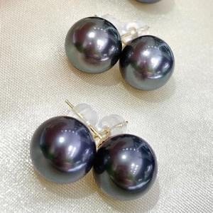 Korean Version S925 Silver Tahiti Long Tassel Earrings Simple and Fashionable <b>Pearl</b> <b>Jewelry</b> with Gift Box for Women - Product Image 2