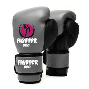 Guantes de Boxeo Duraderos de Cuero Sintético para MMA, Muay Thai, Kickboxing, con Logotipo Personalizado, para Entrenamiento Profesional - Product Image 4