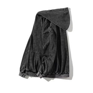 Nouveaux sweats à capuche oversize pour hommes, style hiver, épaules tombantes, style uni, 100% coton jersey, sans motif. - Product Image 4