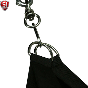 Sac de frappe lourd en cuir SUMROOS avec double sangle, hauteur réglable, base en caoutchouc, rempli de sable 25KG pour entraînement de boxe - Product Image 2