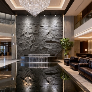 Muestra Gratuita, Diseño Popular, Paneles de Pared de Piedra Artificial de PU Impermeables y Modernos, Botánicos, para Uso en Interiores/Exteriores - Product Image 6