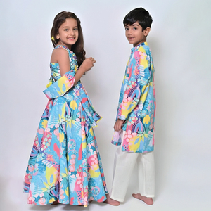 Lehenga Choli de Excelente Calidad para Niñas, Vestido Tradicional Indio de Diseñador para Bodas y Fiestas, Disponible a Precio de Mayoreo - Product Image 2