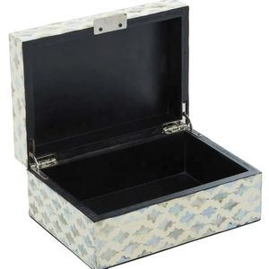 Premium Quality Customizable Eco-Friendly <b>Wood</b> <b>Jewelry</b> <b>Box</b> Hot Selling Bone Inlay Design Personalized Storage Solution - Product Image 1